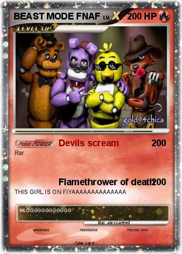 Pokemon BEAST MODE FNAF