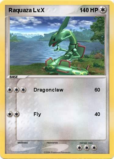 Pokemon Raquaza Lv.X