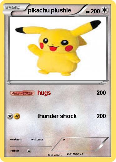 Pokemon pikachu plushie