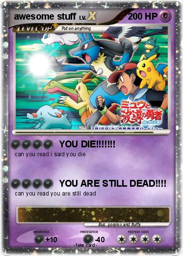 Pokemon awesome stuff