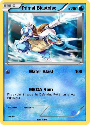 Pokemon Primal Blastoise