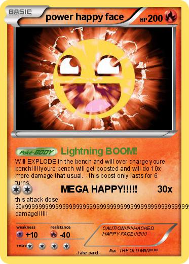 Pokemon power happy face