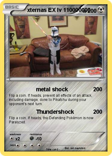 Pokemon xternas EX lv 110000000