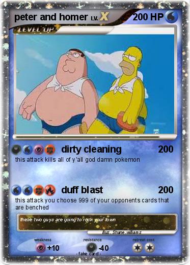 Pokemon peter and homer