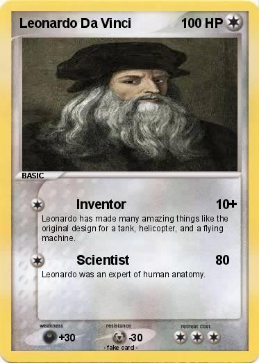 Pokemon Leonardo Da Vinci