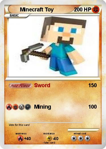 Pokemon Minecraft Toy