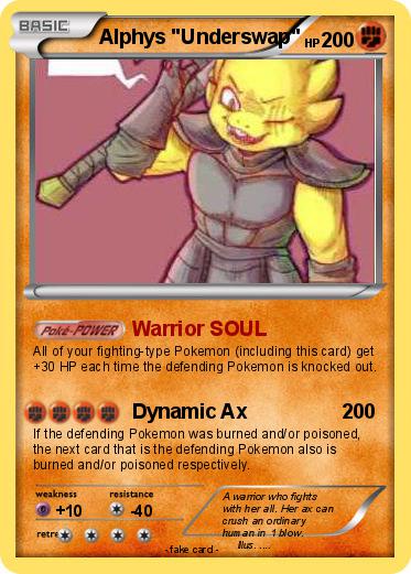 Pokemon Alphys "Underswap"