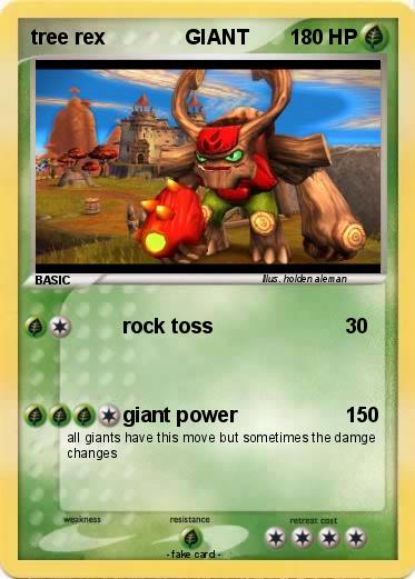 Pokemon tree rex              GIANT