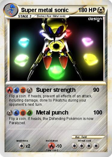 Pokemon Super metal sonic