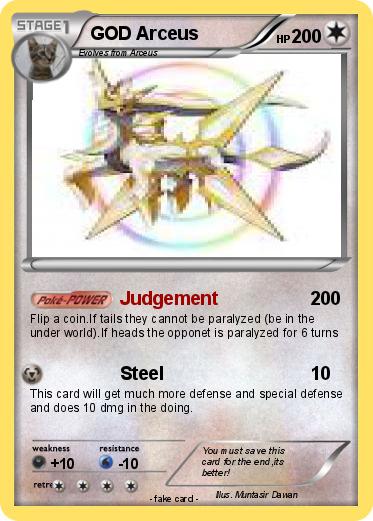 Pokemon GOD Arceus