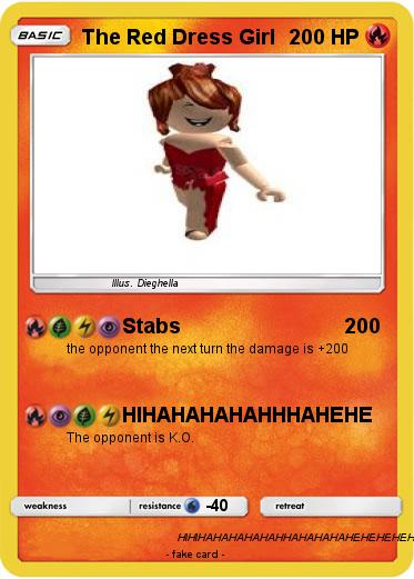 Pokemon The Red Dress Girl