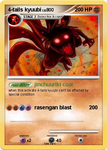 Pokemon 4-tails kyuubi