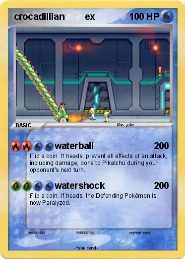 Pokemon crocadillian        ex