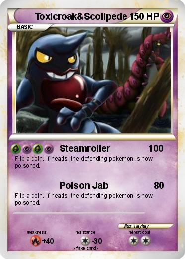Pokemon Toxicroak&Scolipede