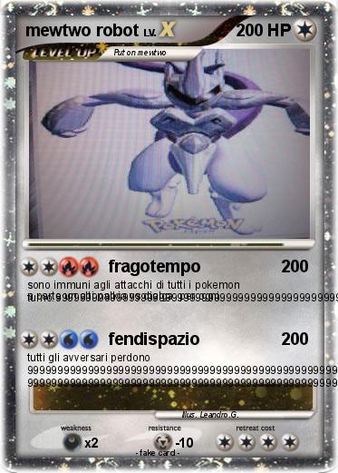 Pokemon mewtwo robot