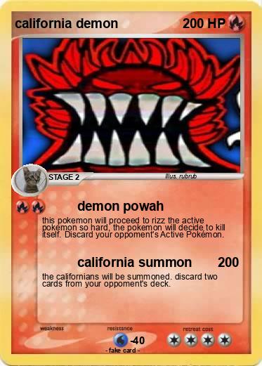 Pokemon california demon