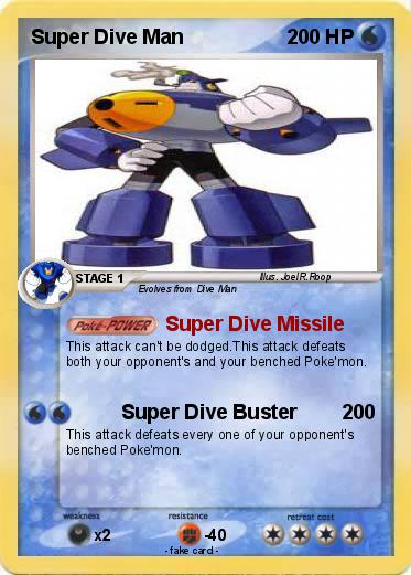 Pokemon Super Dive Man