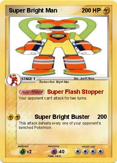 Pokemon Super Bright Man