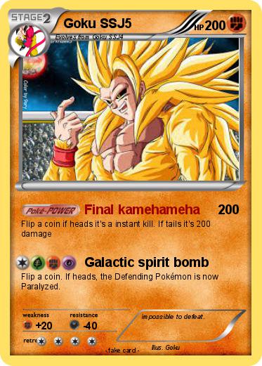 Pokemon Goku SSJ5