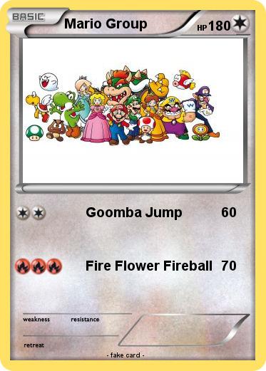 Pokemon Mario Group
