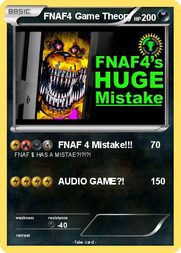 Pokemon FNAF4 Game Theory