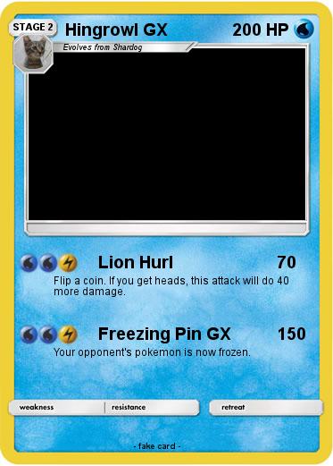 Pokemon Hingrowl GX