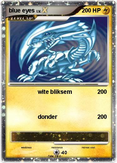 Pokemon blue eyes