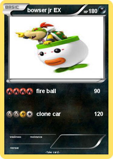 Pokemon bowser jr EX