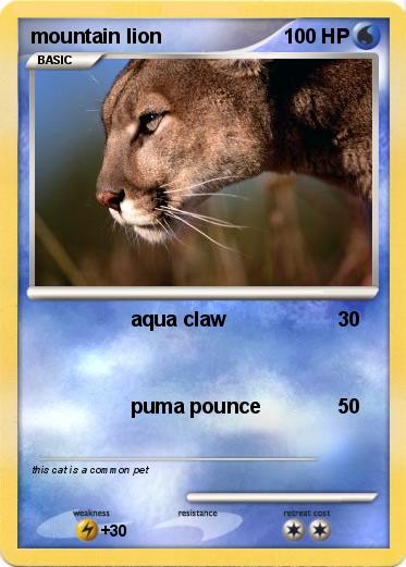 Pokemon mountain lion
