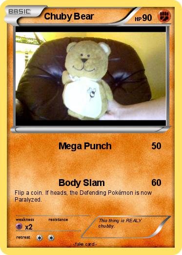 Pokemon Chuby Bear