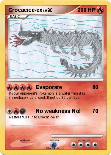 Pokemon Crocacice-ex