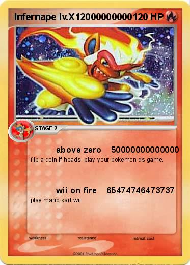 Pokemon Infernape lv.X12000000000