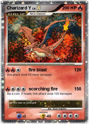 Pokemon Charizard Y