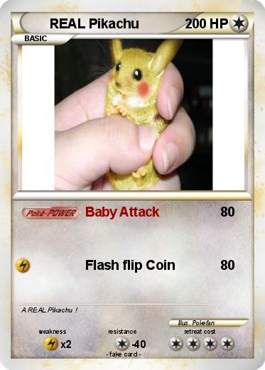Pokemon REAL Pikachu