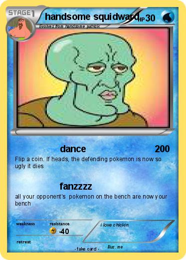 Pokemon handsome squidward