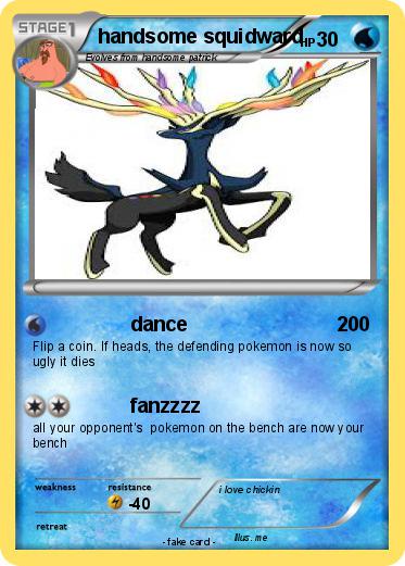 Pokemon handsome squidward