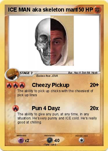 Pokemon ICE MAN aka skeleton man