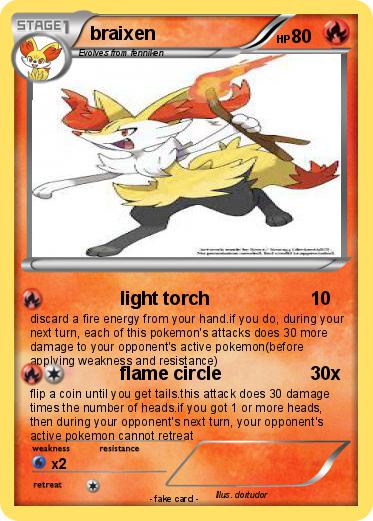 Pokemon braixen