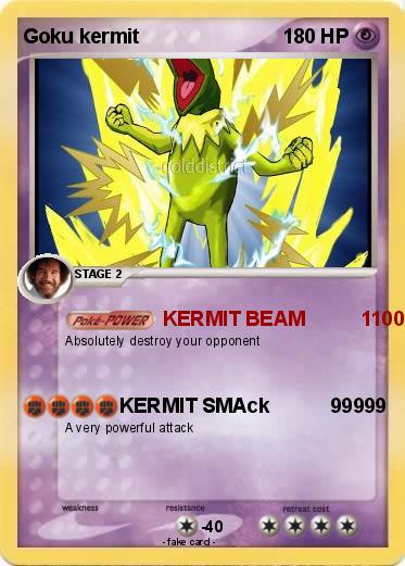 Pokemon Goku kermit