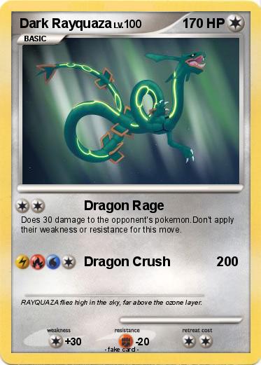 Pokemon Dark Rayquaza