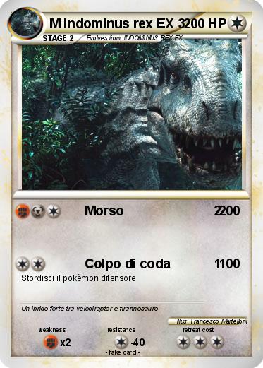 Pokemon M Indominus rex EX 3