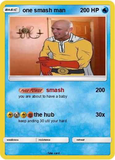 Pokemon one smash man