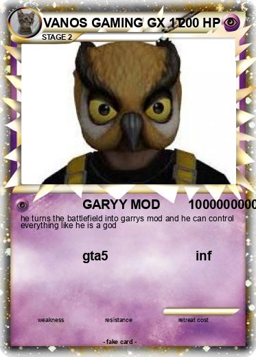 Pokemon VANOS GAMING GX 1T