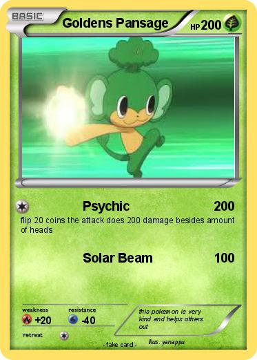 Pokemon Goldens Pansage