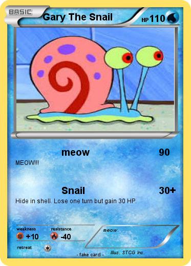 Pokemon Gary The Snail