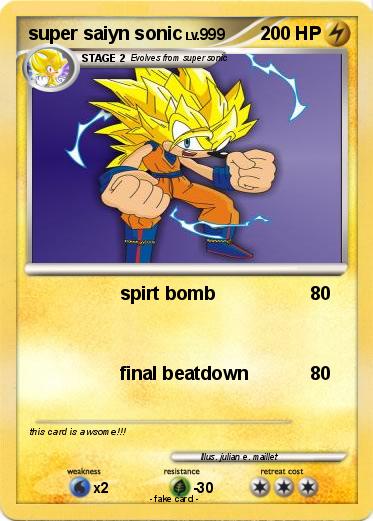 Pokemon super saiyn sonic