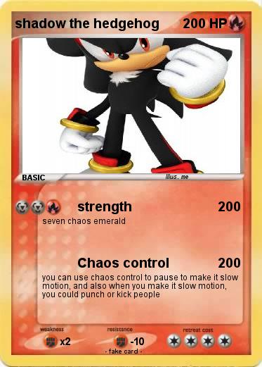Pokemon shadow the hedgehog