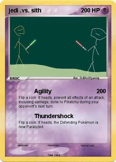 Pokemon jedi .vs. sith
