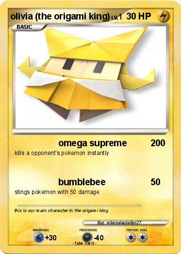 Pokemon olivia (the origami king)