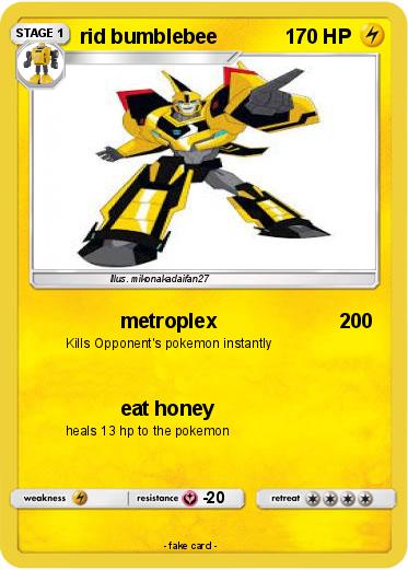 Pokemon rid bumblebee